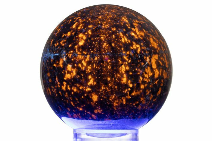 Fluorescent Polished Sodalite-Syenite Sphere - China #319371